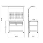 BD.36.80.01 Ecoline çalışma tezgahı