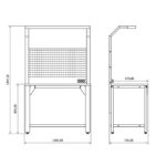 BD.36.80.03 Ecoline çalışma tezgahı