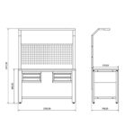 BD.36.80.11 Ecoline çalışma tezgahı