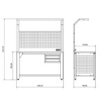 BD.36.80.12 Ecoline çalışma tezgahı