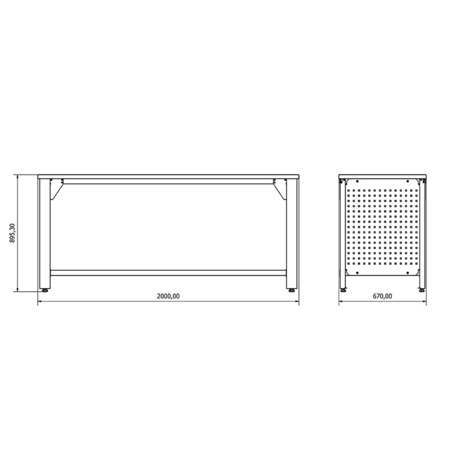 BD.36.80.24 Ecoline Çalışma Tezgahı
