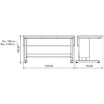 BD.2511.1514 ConceptLine çalışma masası