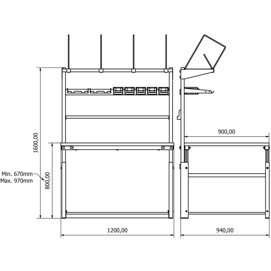 BD.2520.1209 Paketleme Masası
