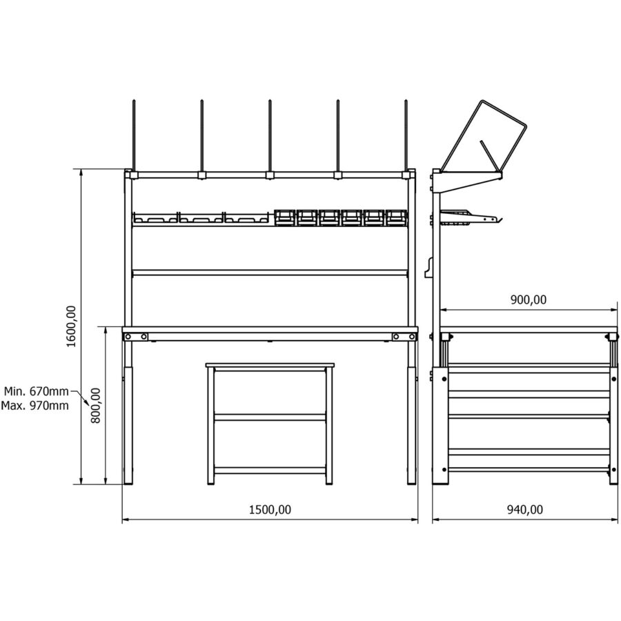 BD.2520.1502 Paketleme Masası