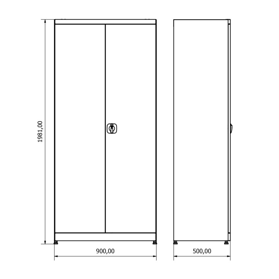 BD362427 Malzeme Dolabı