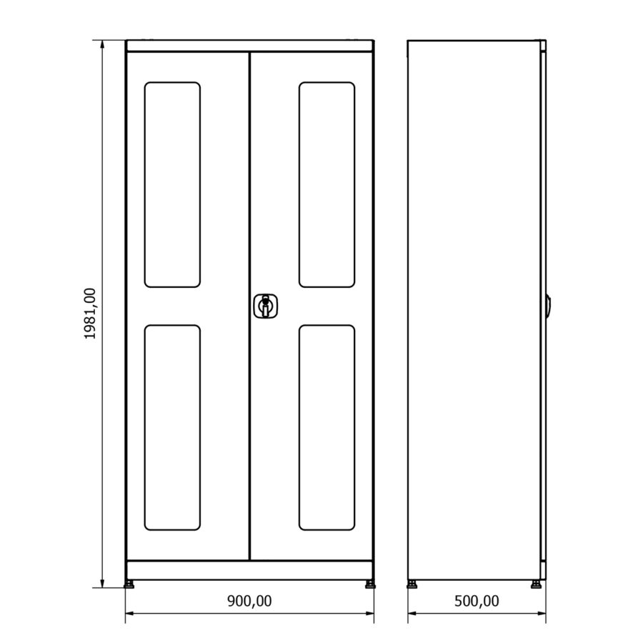 BD.36.24.32 Malzeme Dolabı