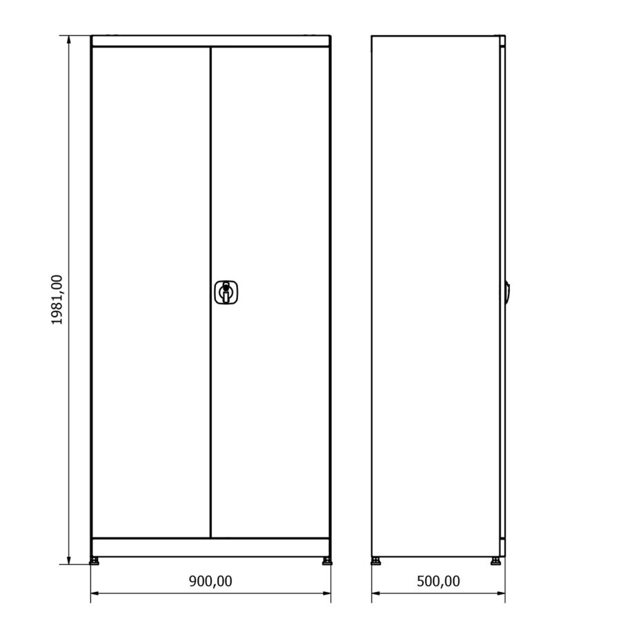 BD.36.24.40 Malzeme Dolabı