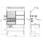 BD.36.11.01 Çalışma Masası (1500 mm Genişlik) - Görsel 4